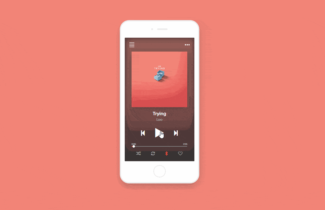 Html5 music player for website